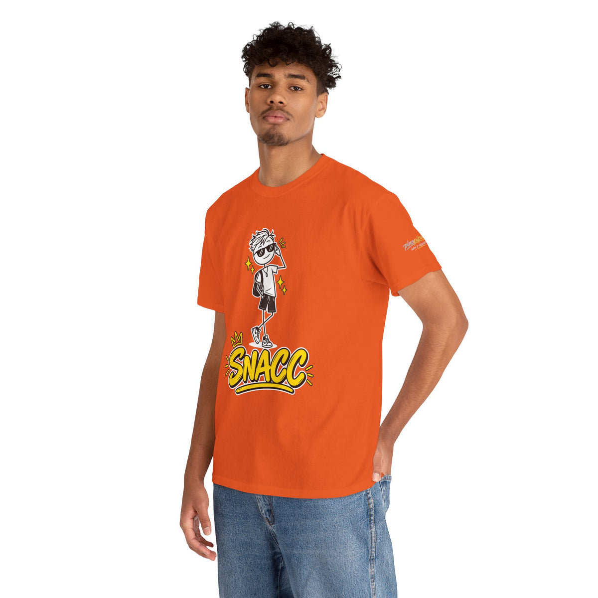 “SNACC” Man Graphic Streetwear Tee