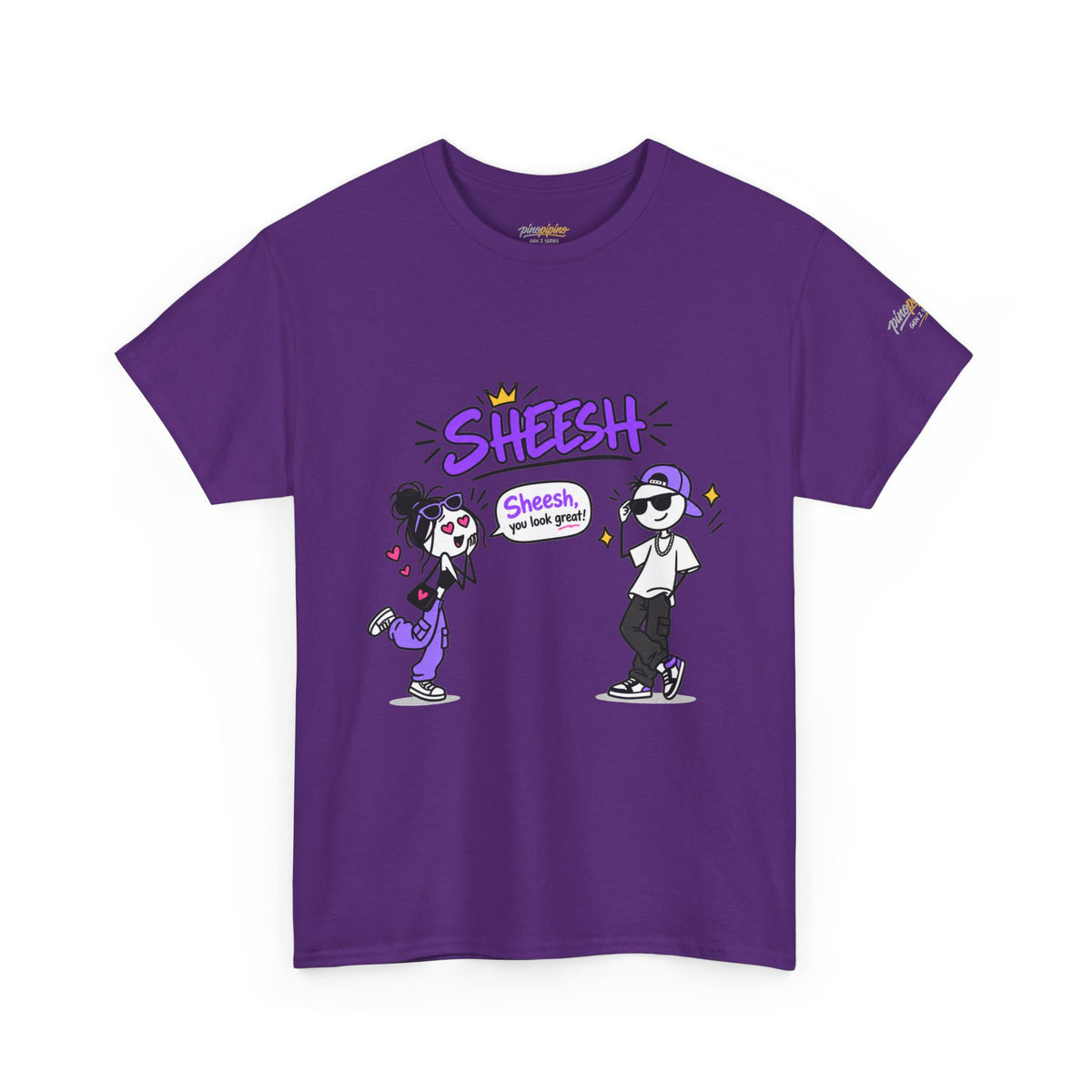 "Sheesh" Cartoon Tee — Funny Retro Graphic T-Shirt