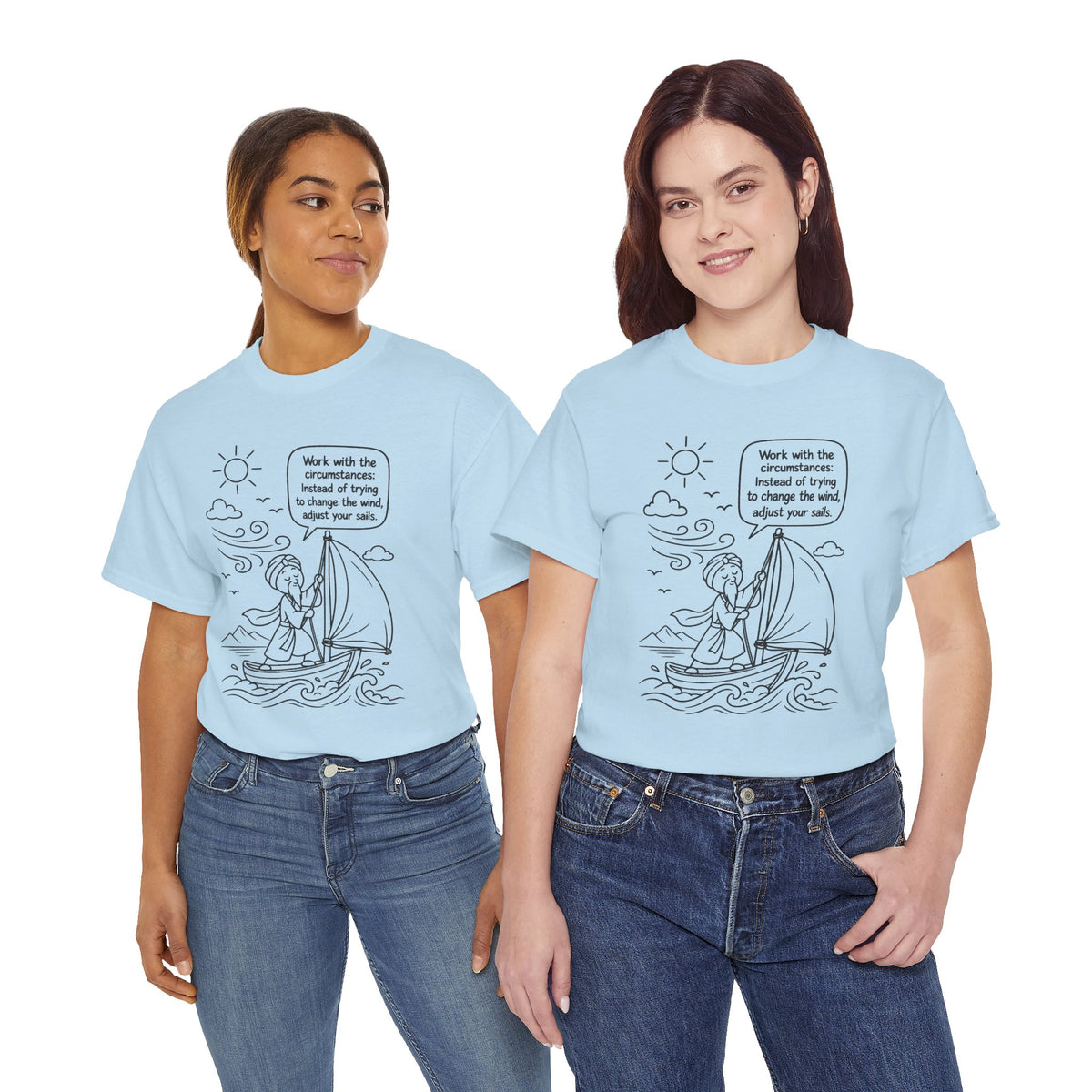 "Work with the circumstances" - Master Lee's Wisdom Tee