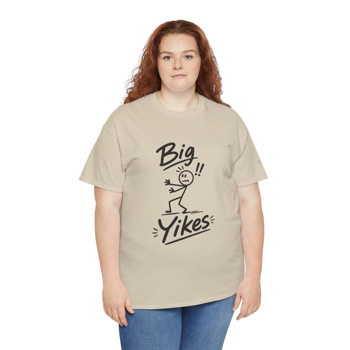 "Big Yikes Tee" — Funny Graphic Cotton T‑Shirt