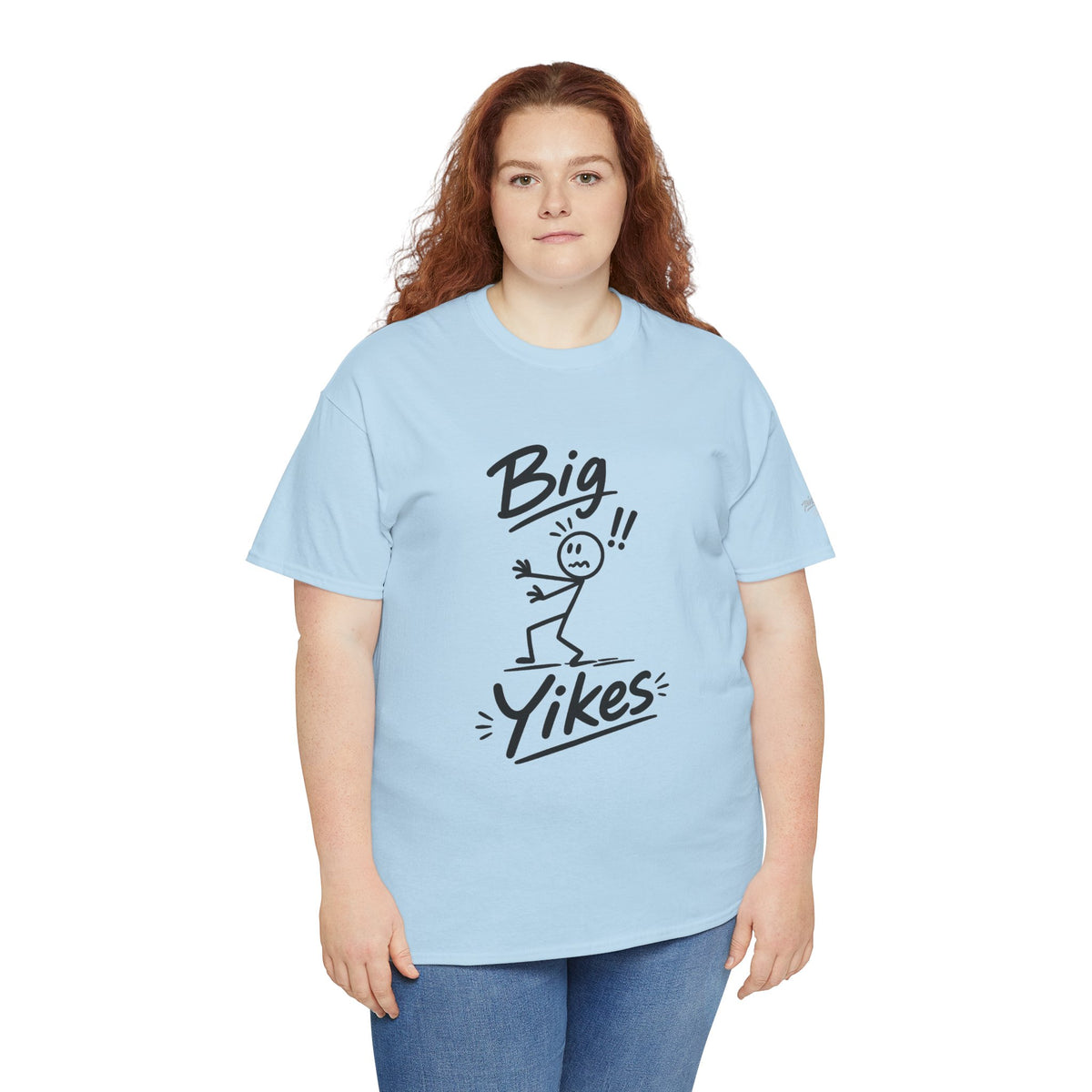 "Big Yikes Tee" — Funny Graphic Cotton T‑Shirt