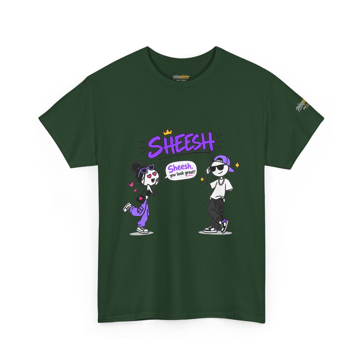"Sheesh" Cartoon Tee — Funny Retro Graphic T-Shirt