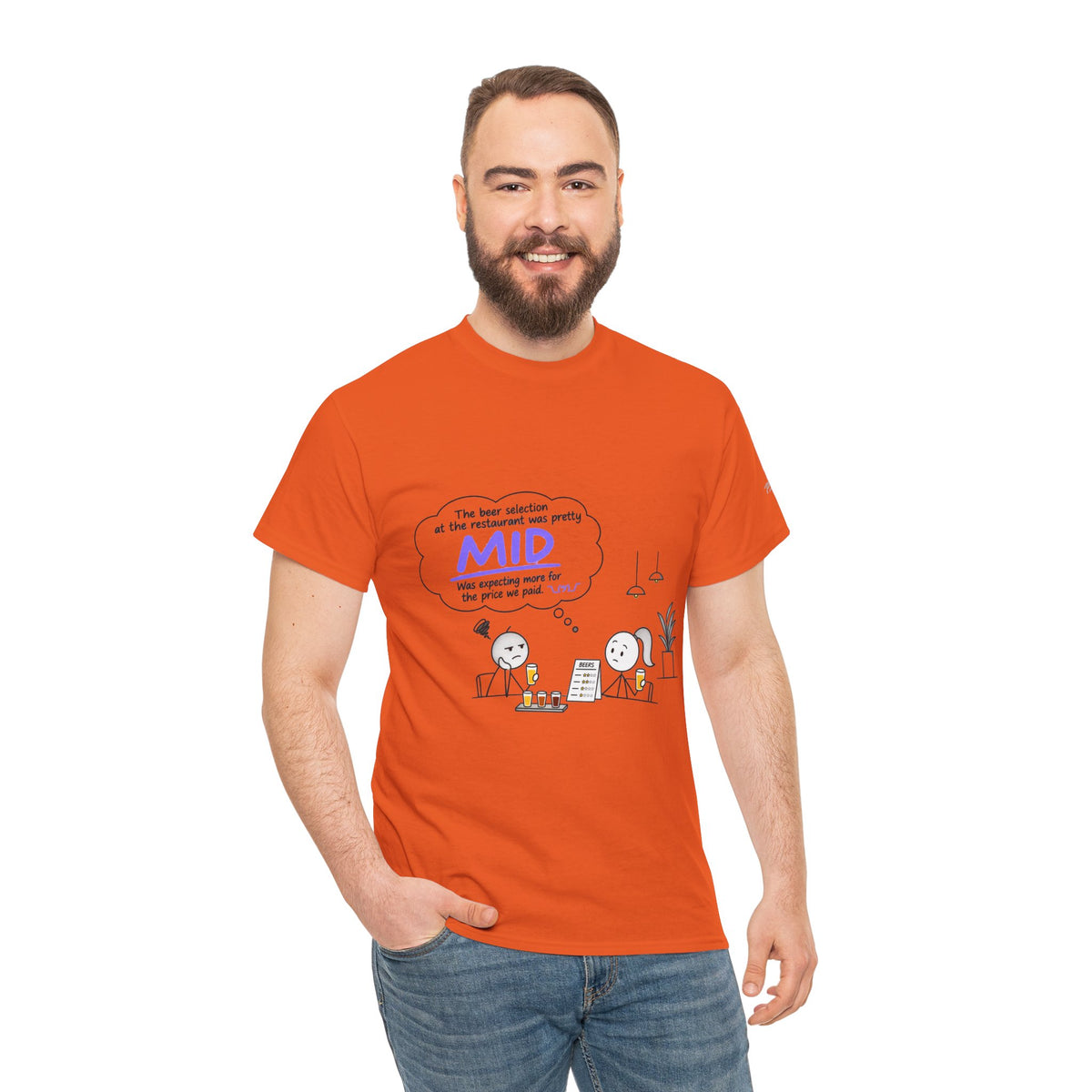 "Mid" GenZ Slang Humor T‑Shirt