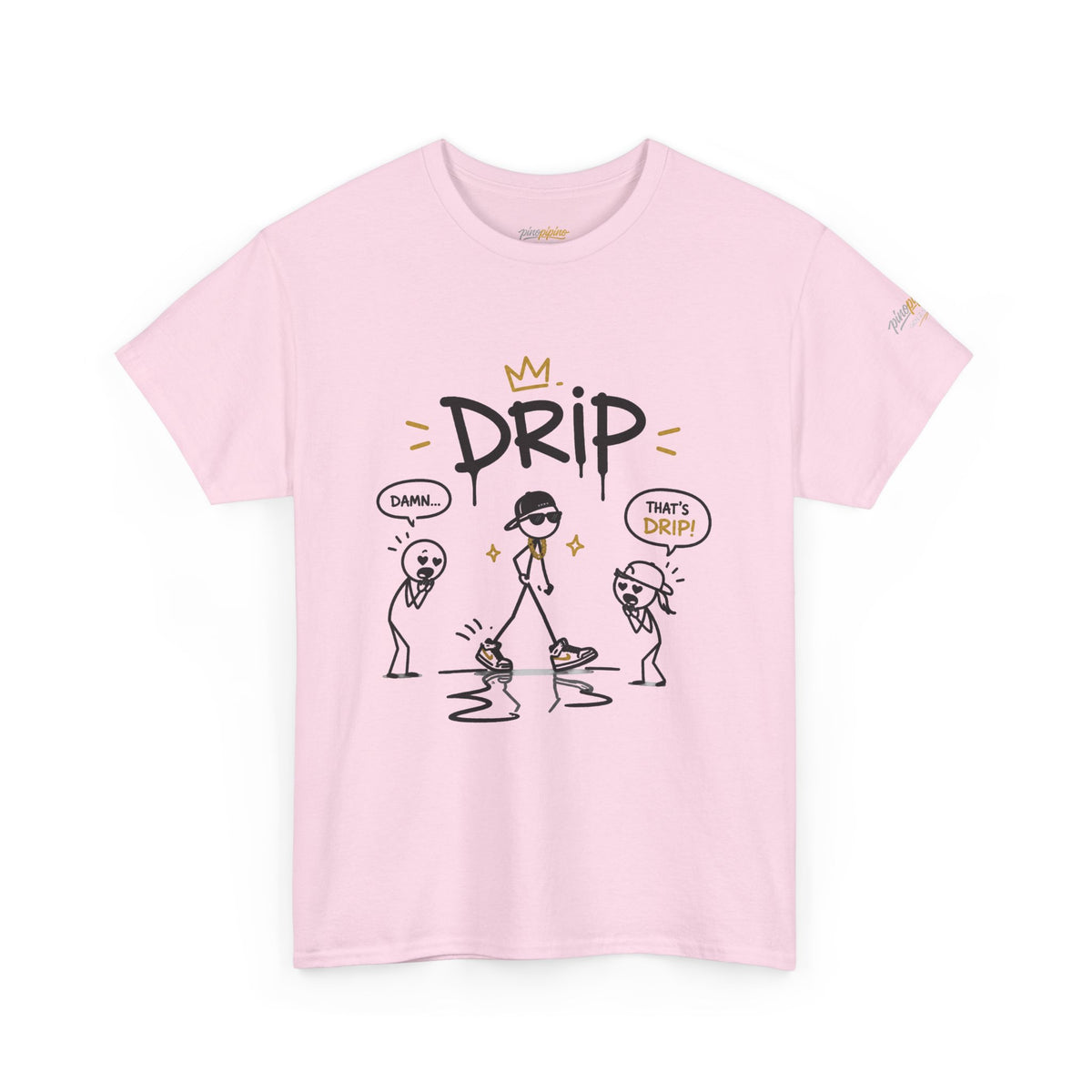 "Drip" Gen Z Slang Funny Stick Figure T‑Shirt