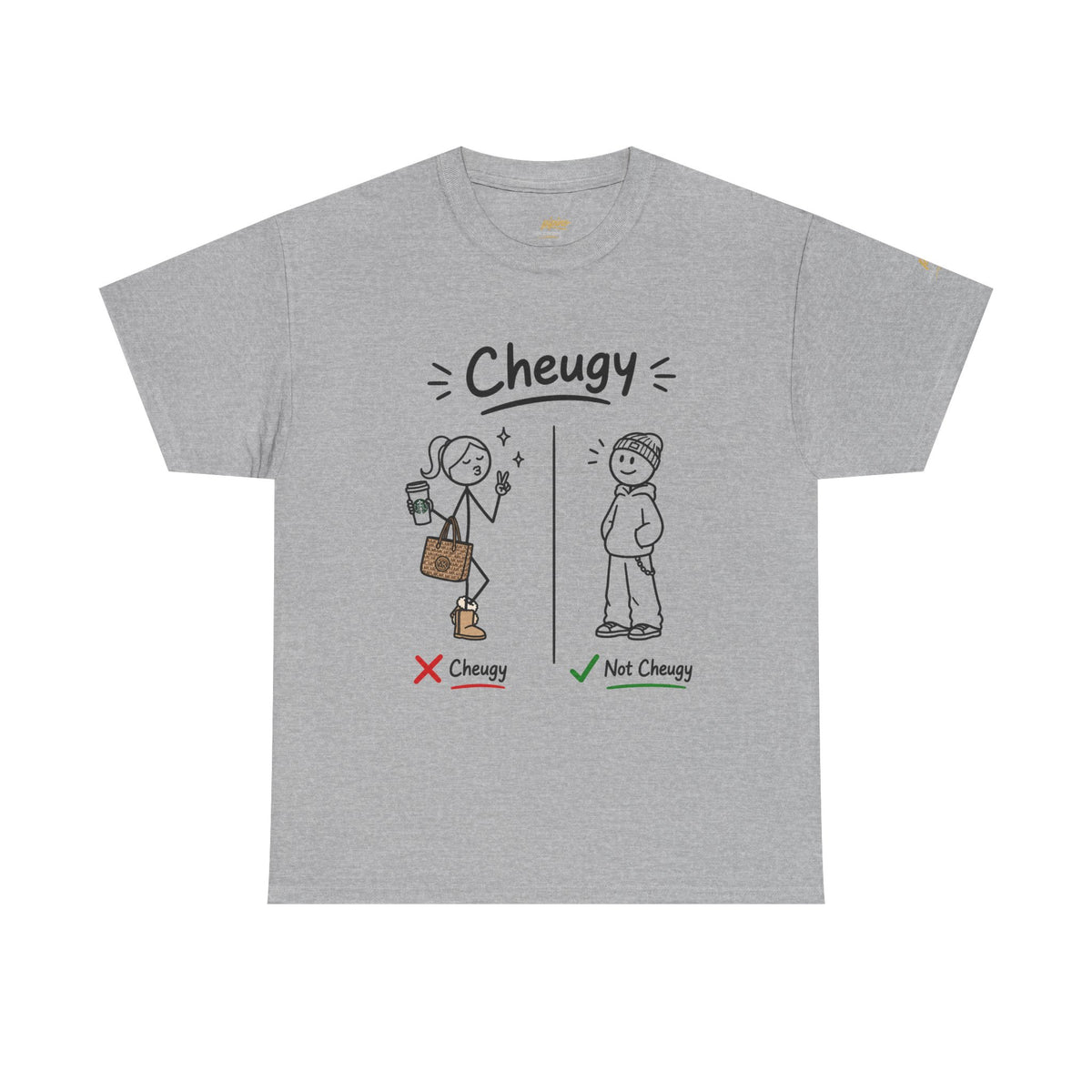 Cheugy vs Not Cheugy Graphic Tee
