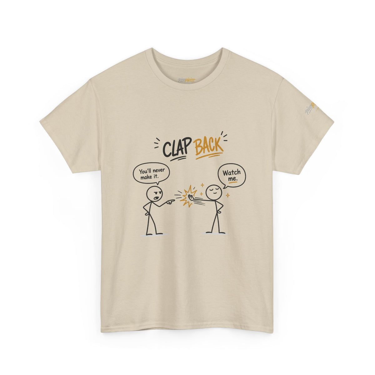 "Clap Back" Tee — Funny Stick Figure 'Clap Back' Graphic T-Shirt