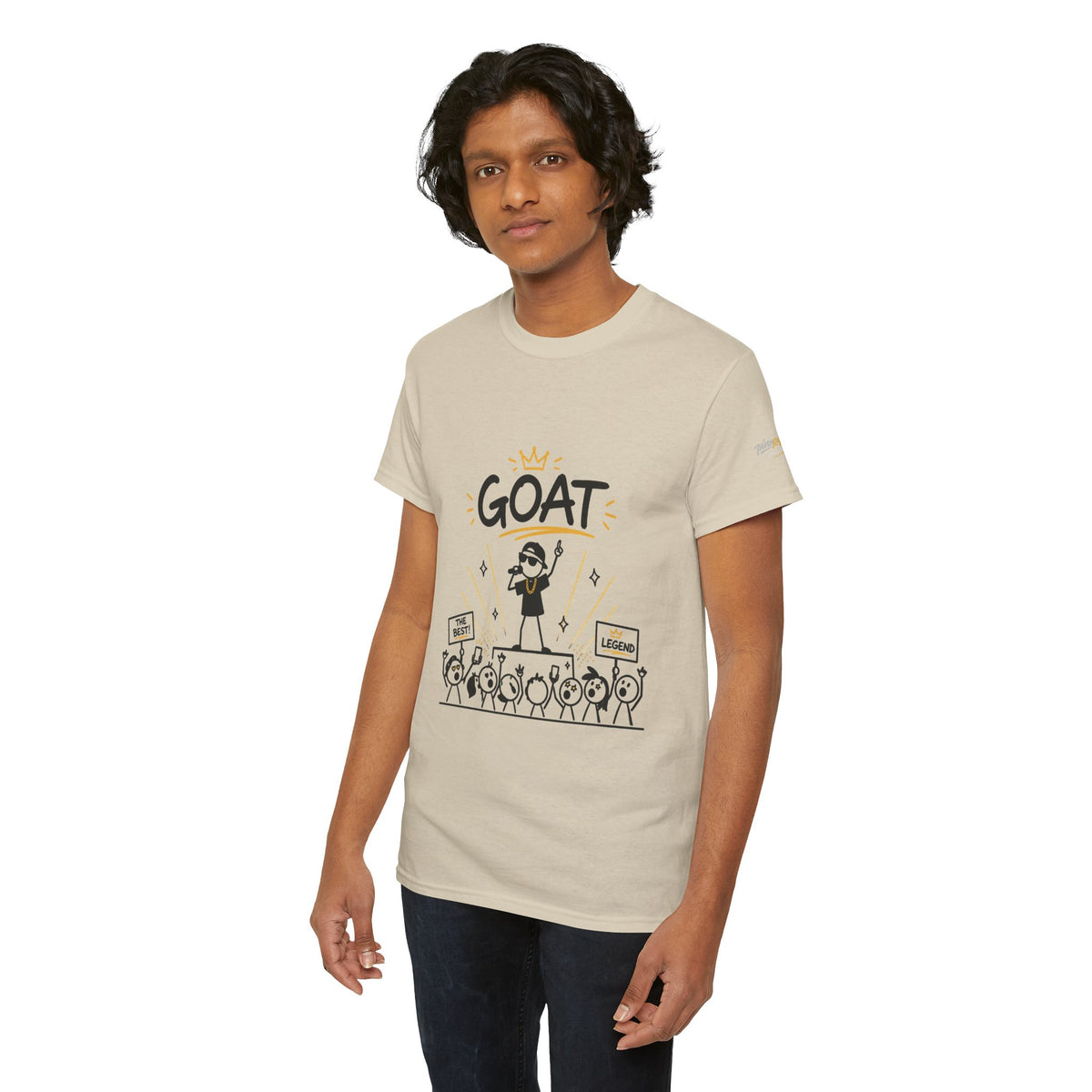 "GOAT" Gen Z Slang Graphic T-Shirt
