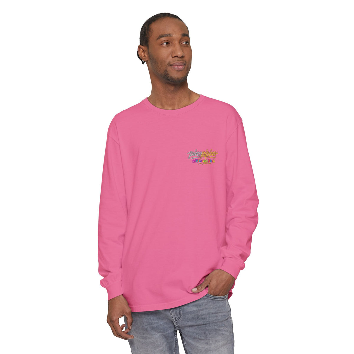 "When the Shrooms Bloom, The Goom Zooms" Psychedelic Design Long Sleeve T-Shirt