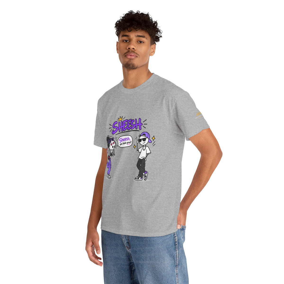 "Sheesh" Cartoon Tee — Funny Retro Graphic T-Shirt