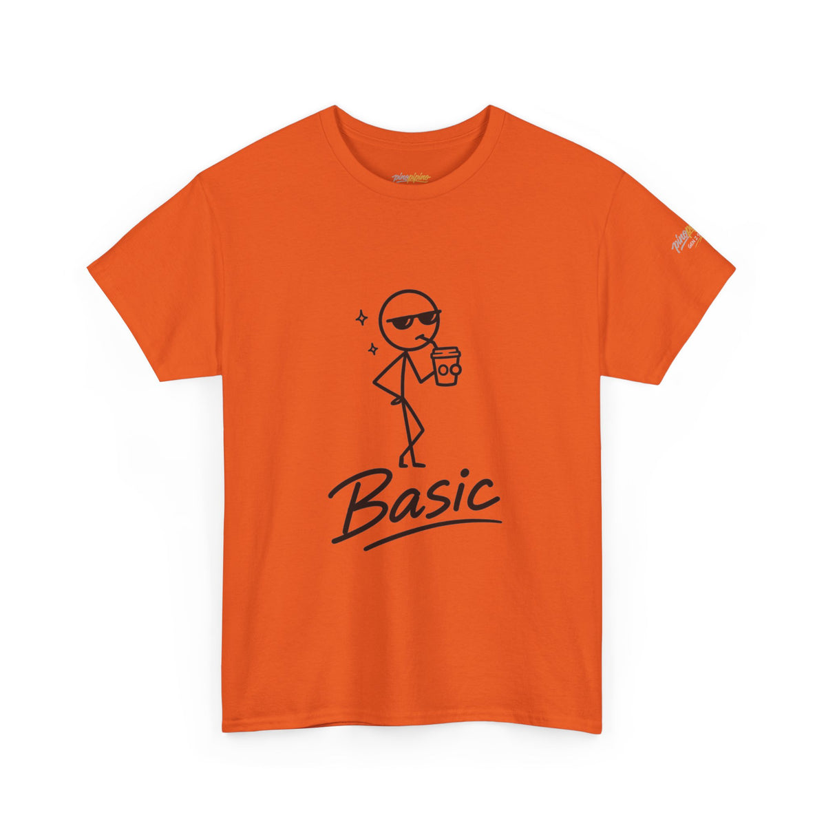 "Basic" Stick Figure Coffee Tee