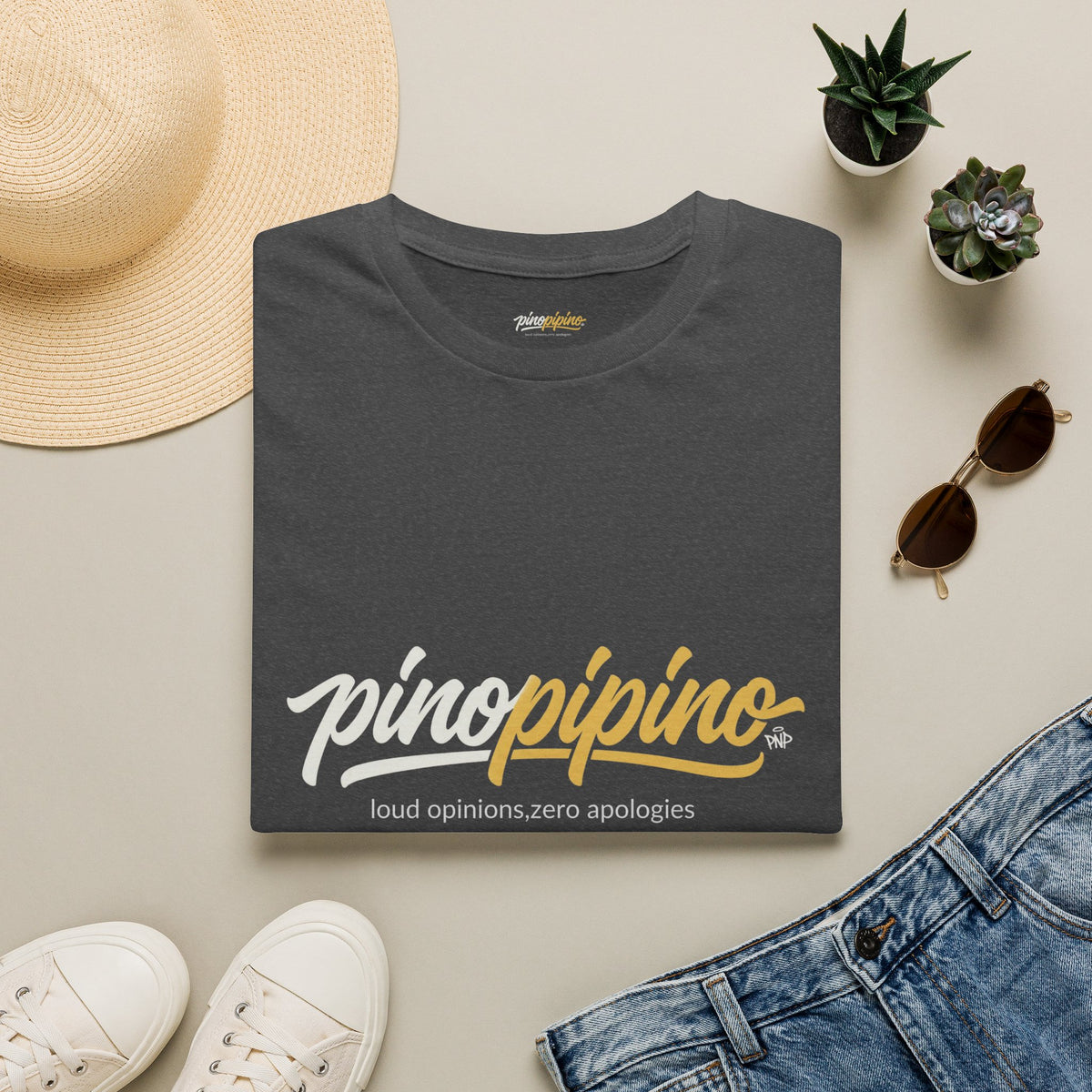 Pinopipino Logo T-Shirt — Retro Script