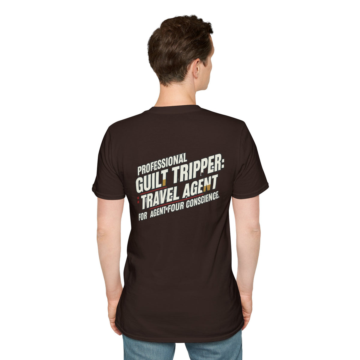 "Professional Guilt Tripper: Travel Agent for Agent Four Conscience" Graphic T-Shirt