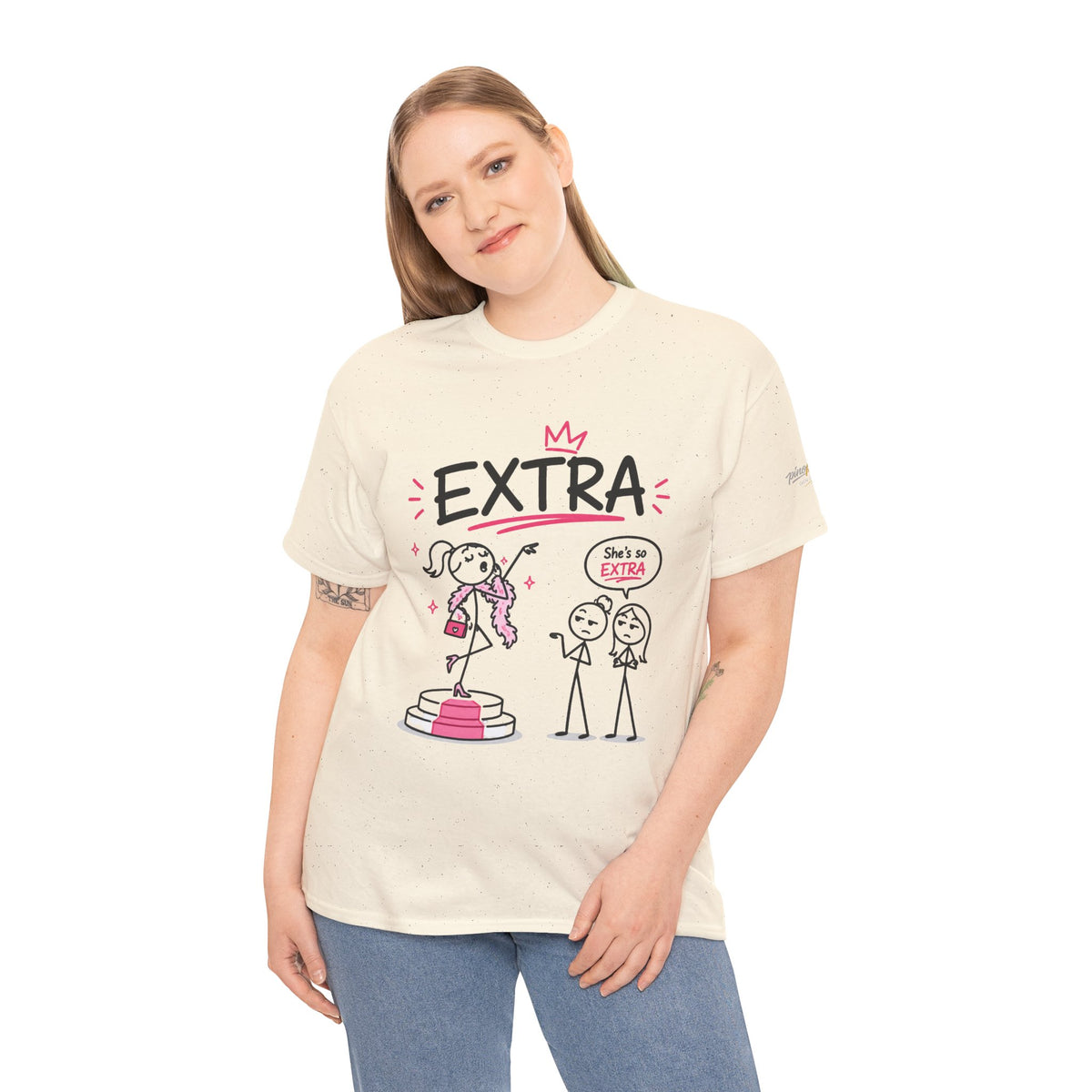 Funny Graphic Tee "She’s So Extra"