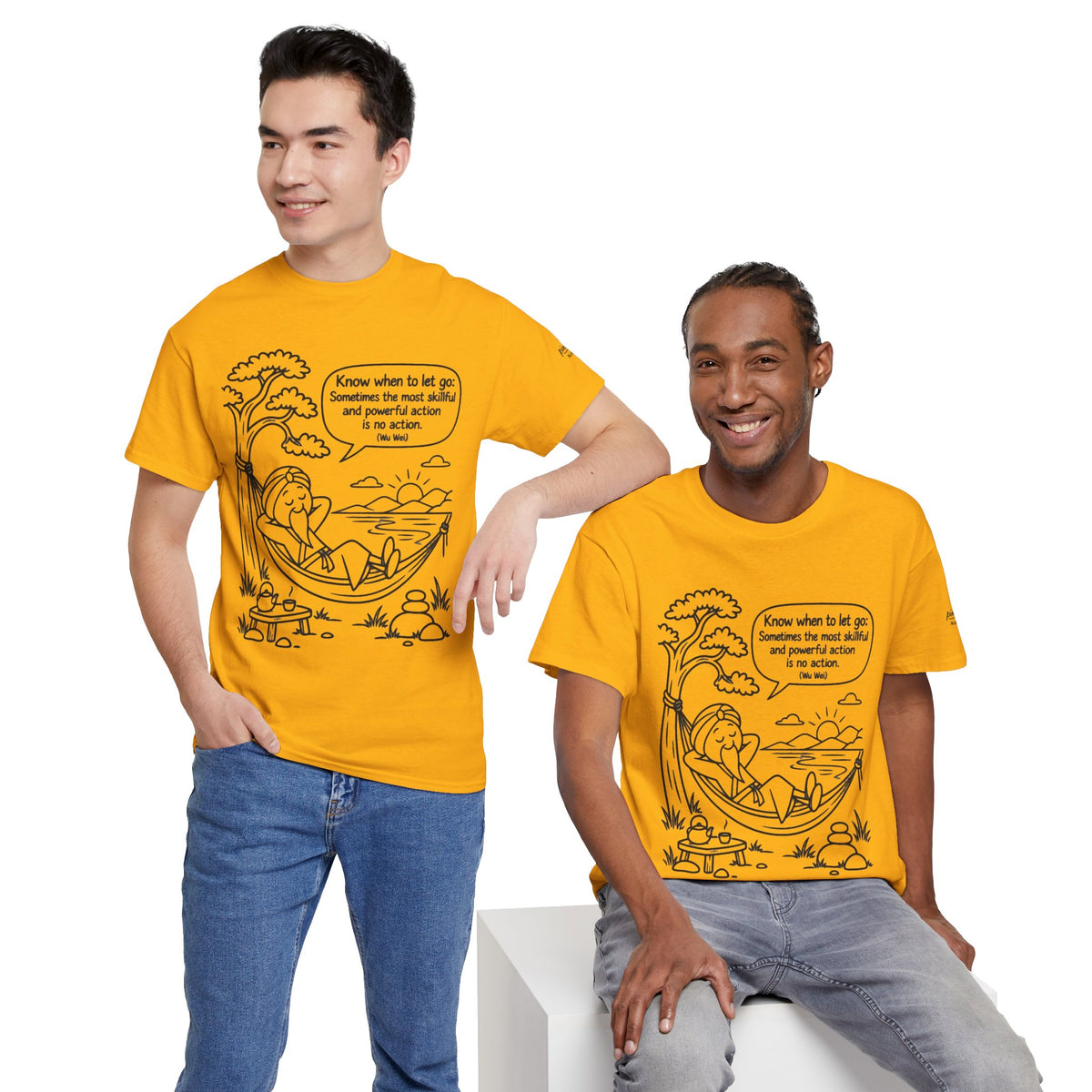 "Know when to let go" - Relaxing Hammock Graphic T-Shirt