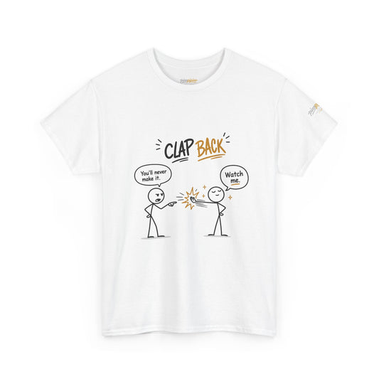 "Clap Back" Tee — Funny Stick Figure 'Clap Back' Graphic T-Shirt