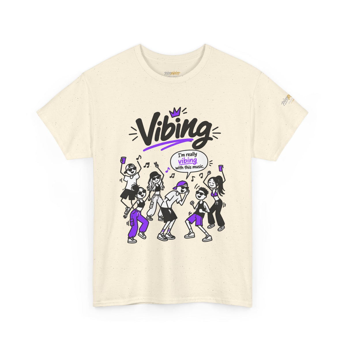 Vibing Dance Party Tee — "I'm Really Vibing" Graphic T-Shirt