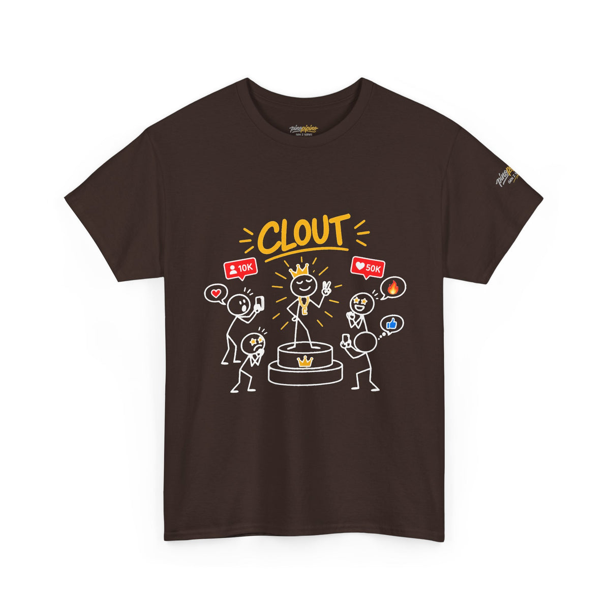 "Clout" Graphic Tee — Social Media Inspired "Clout" Shirt