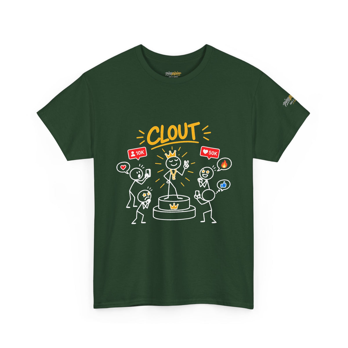 "Clout" Graphic Tee — Social Media Inspired "Clout" Shirt