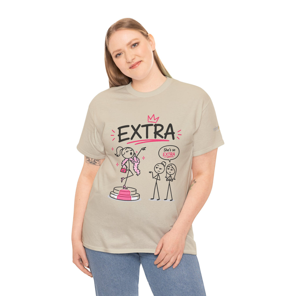 Funny Graphic Tee "She’s So Extra"