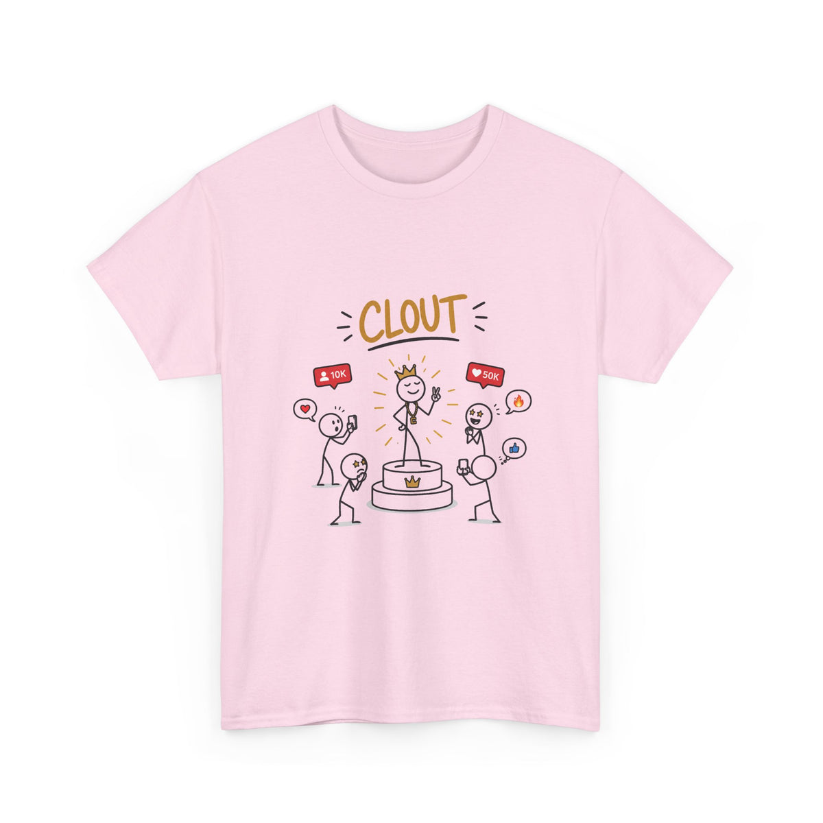 "Clout" Social Media Graphic Tee