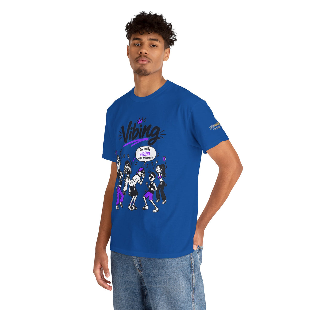Vibing Dance Party Tee — "I'm Really Vibing" Graphic T-Shirt