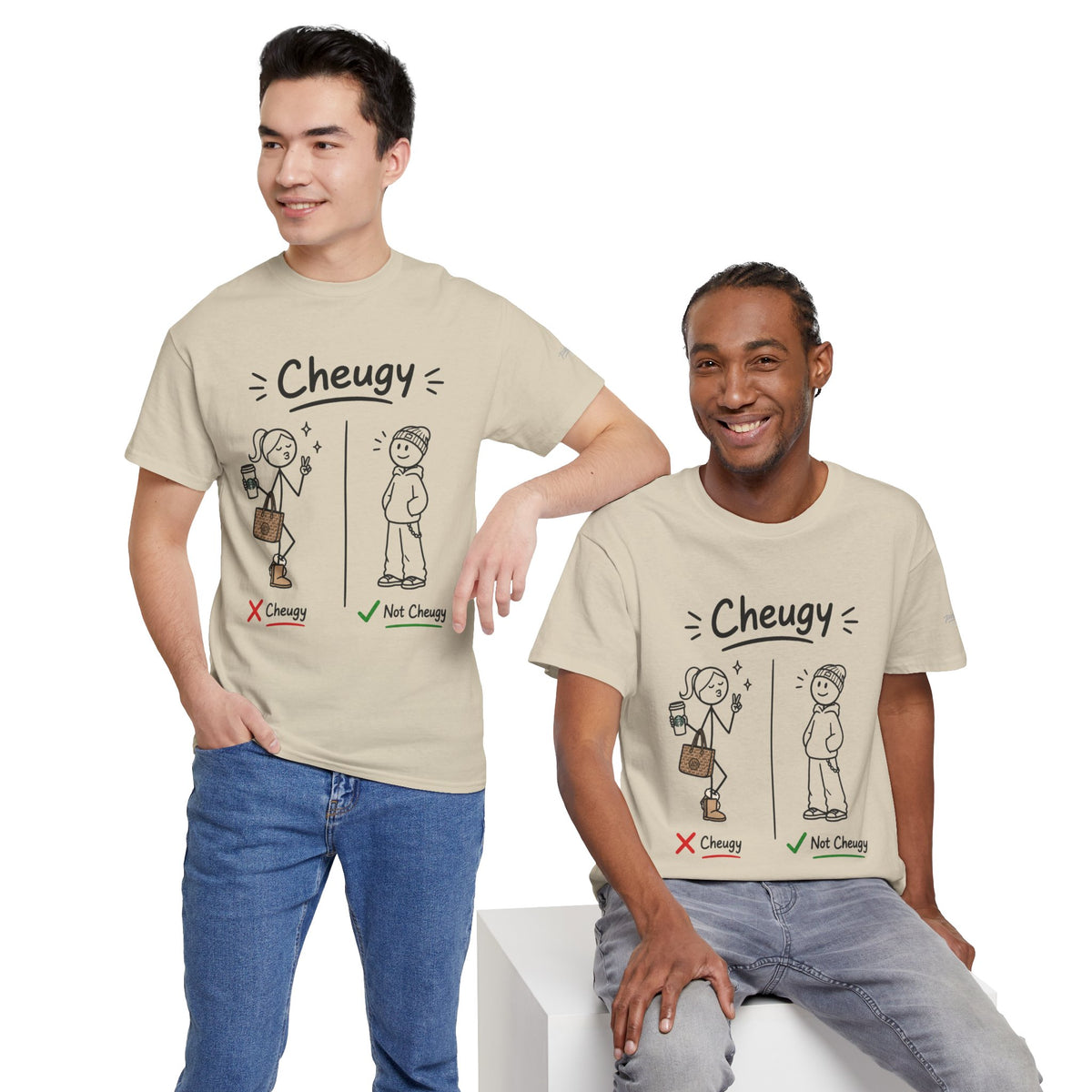 Cheugy vs Not Cheugy Graphic Tee
