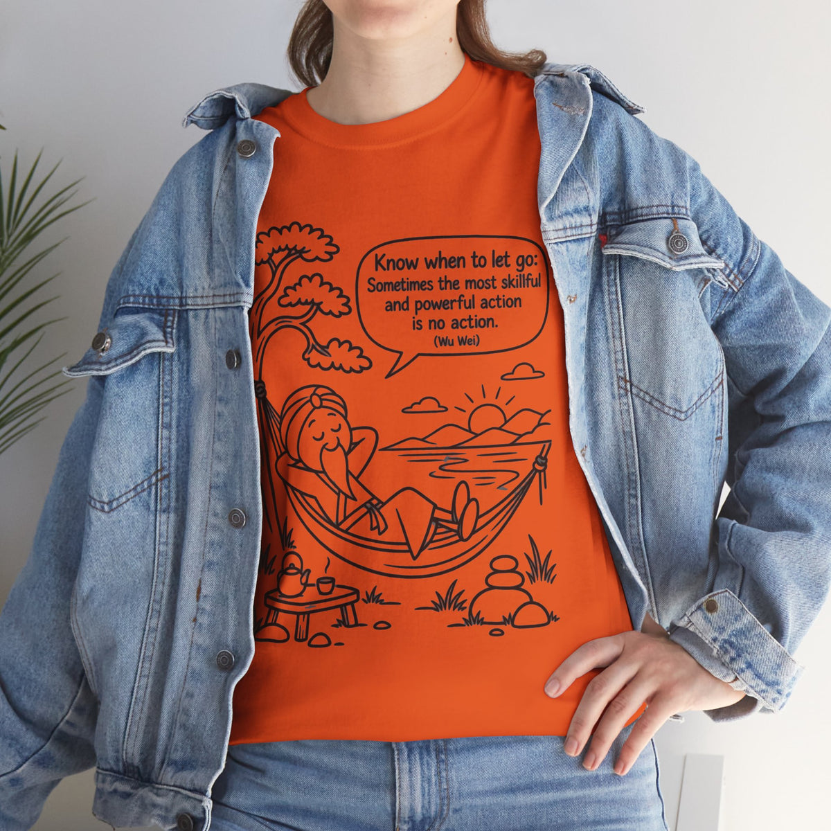 "Know when to let go" - Relaxing Hammock Graphic T-Shirt