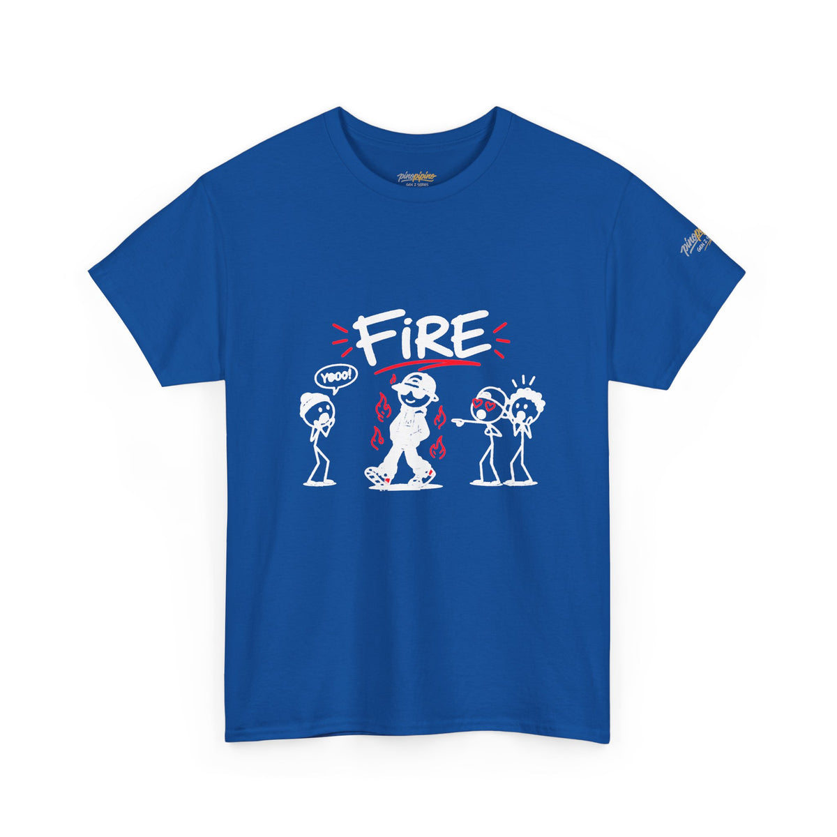 "Fire" Gen Z Cartoon Tee