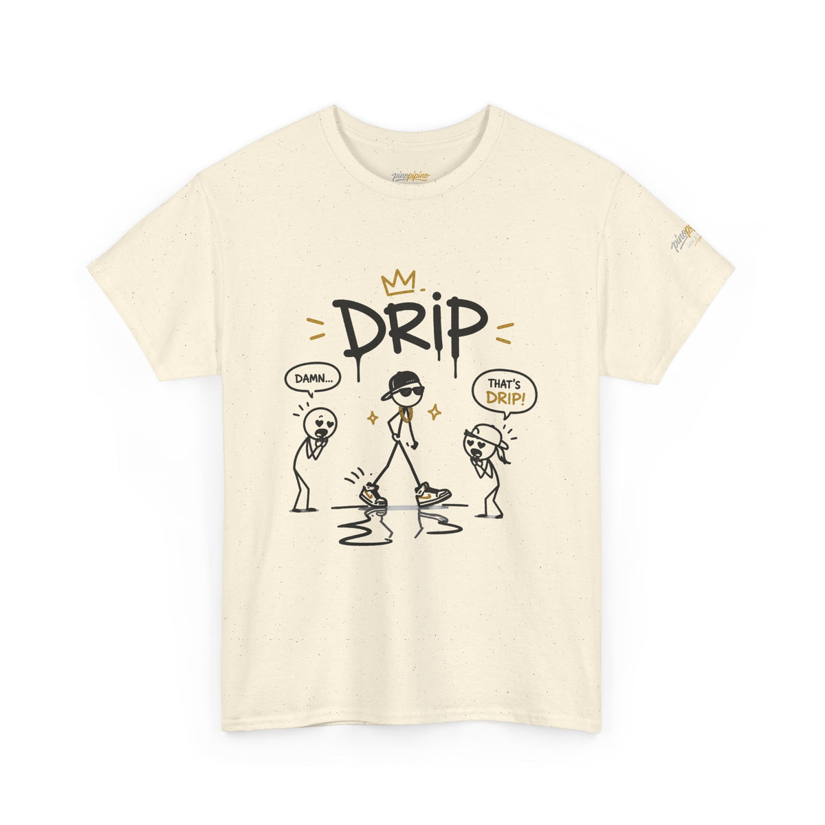"Drip" Gen Z Slang Funny Stick Figure T‑Shirt