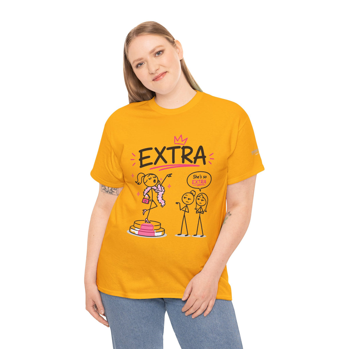Funny Graphic Tee "She’s So Extra"