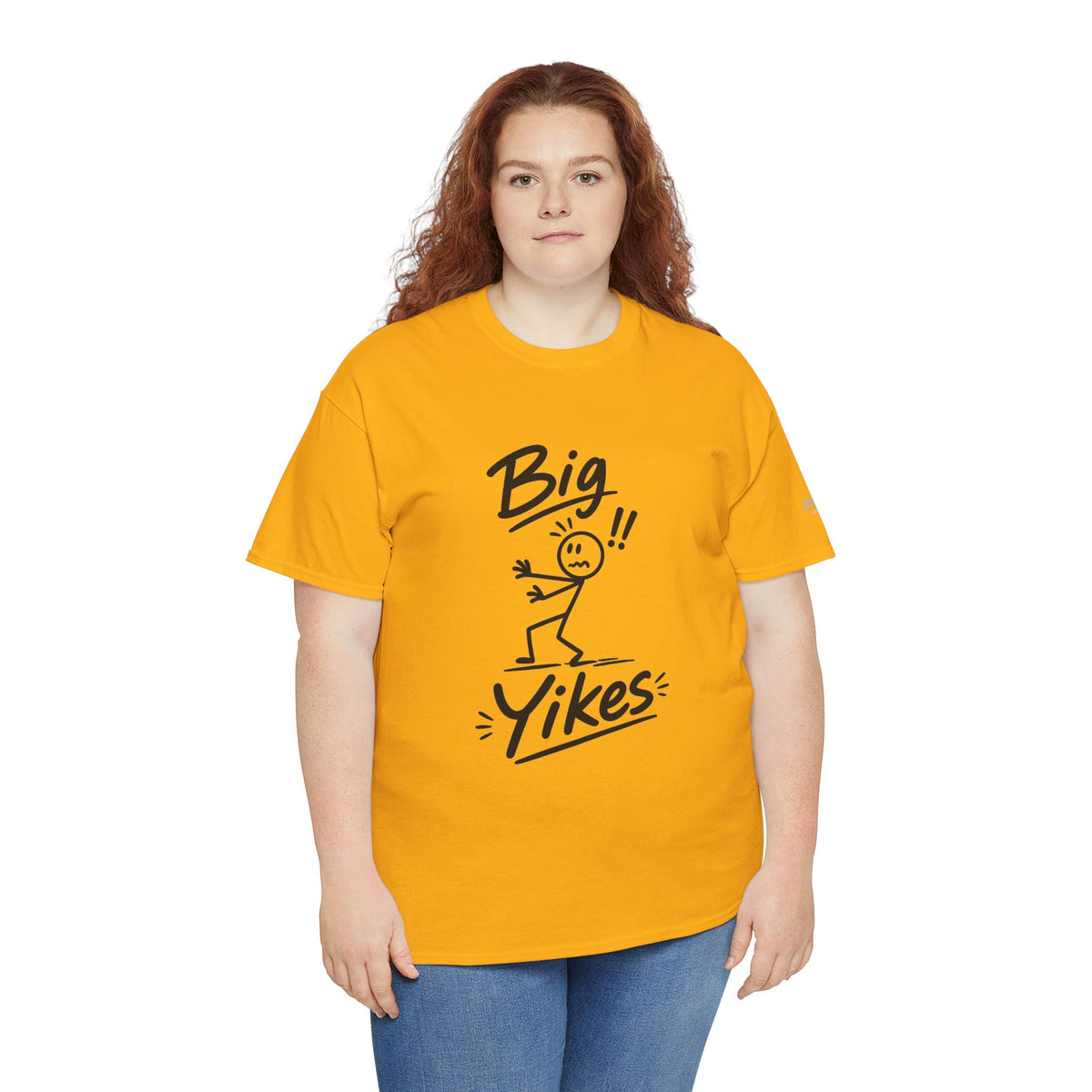 "Big Yikes Tee" — Funny Graphic Cotton T‑Shirt