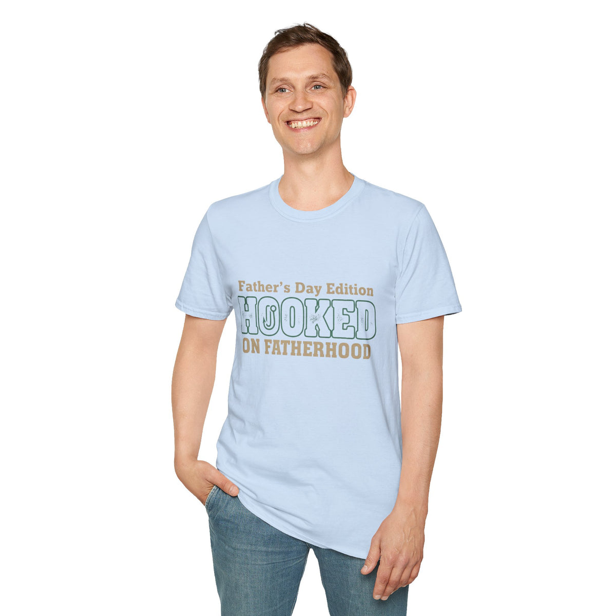 Hooked on Fatherhood T-Shirt — Father's Day Edition Dad Tee