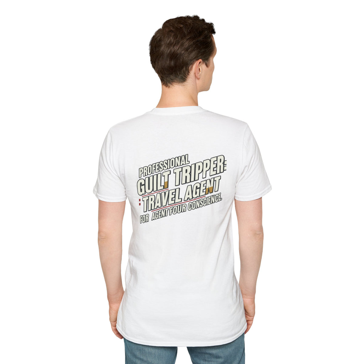 "Professional Guilt Tripper: Travel Agent for Agent Four Conscience" Graphic T-Shirt