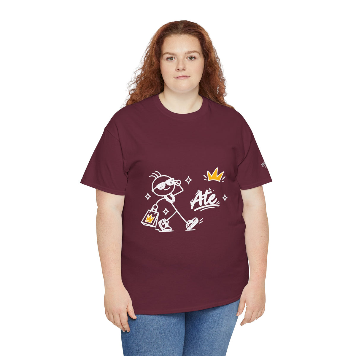 "Ate" Gen Z Slang - Stick Figure Tee