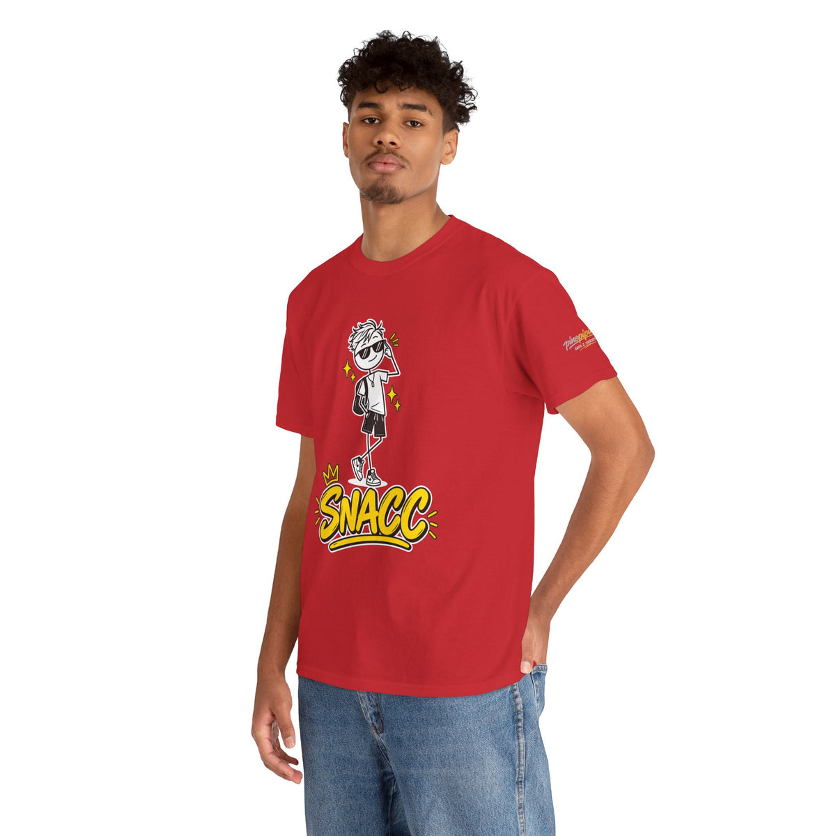 “SNACC” Man Graphic Streetwear Tee