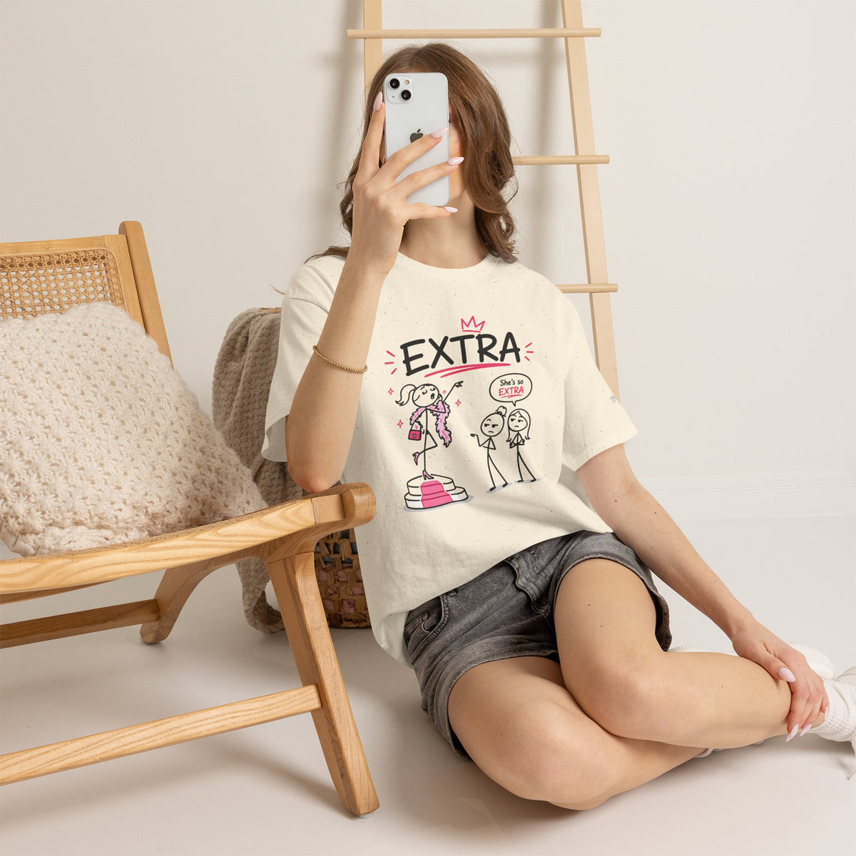 Funny Graphic Tee "She’s So Extra"