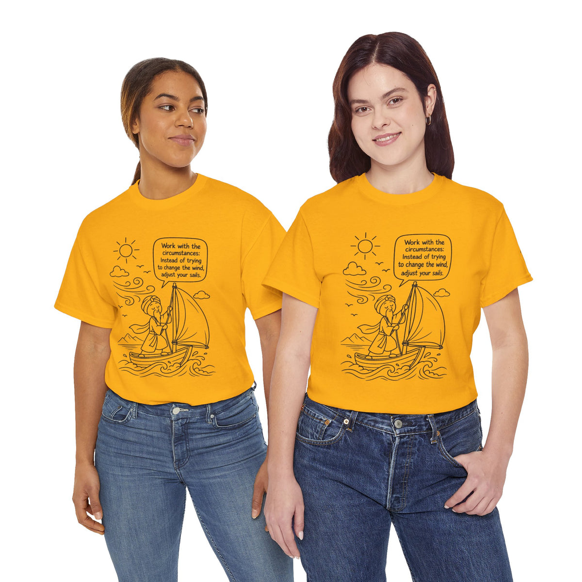 "Work with the circumstances" - Master Lee's Wisdom Tee