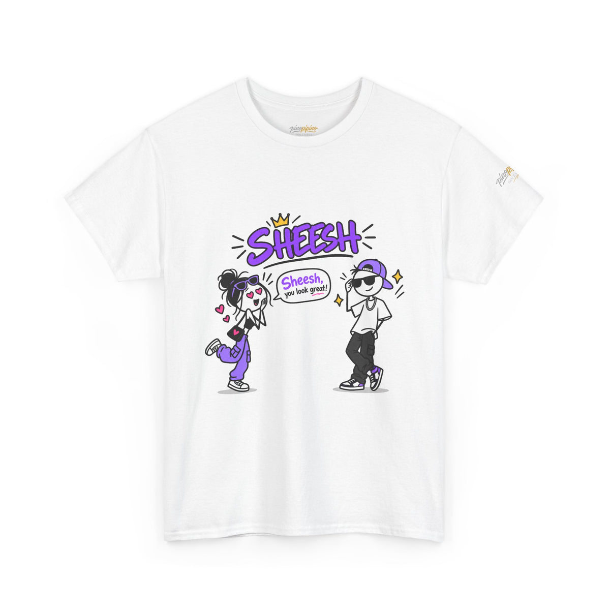 "Sheesh" Cartoon Tee — Funny Retro Graphic T-Shirt