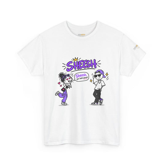 "Sheesh" Cartoon Tee — Funny Retro Graphic T-Shirt