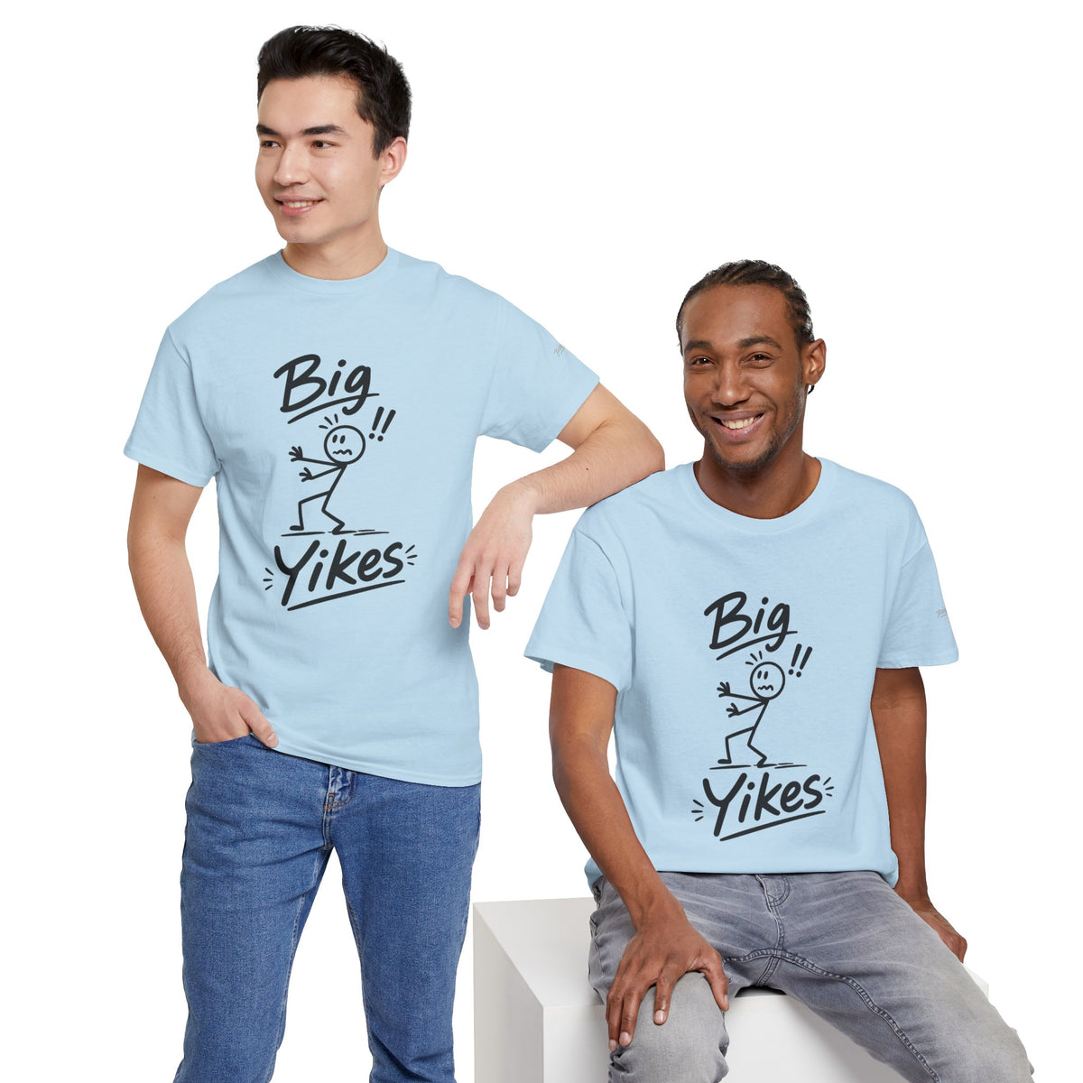 "Big Yikes Tee" — Funny Graphic Cotton T‑Shirt