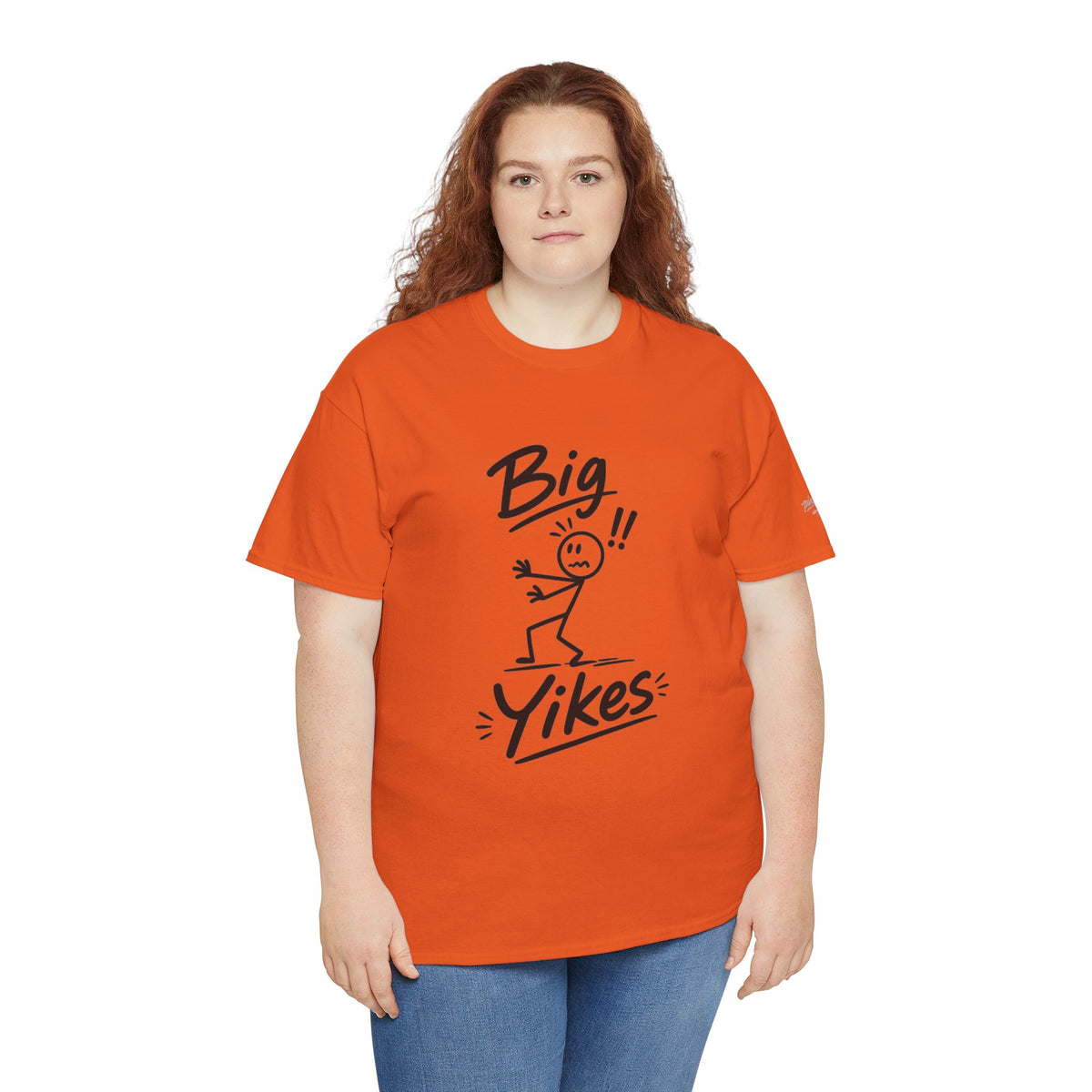 "Big Yikes Tee" — Funny Graphic Cotton T‑Shirt