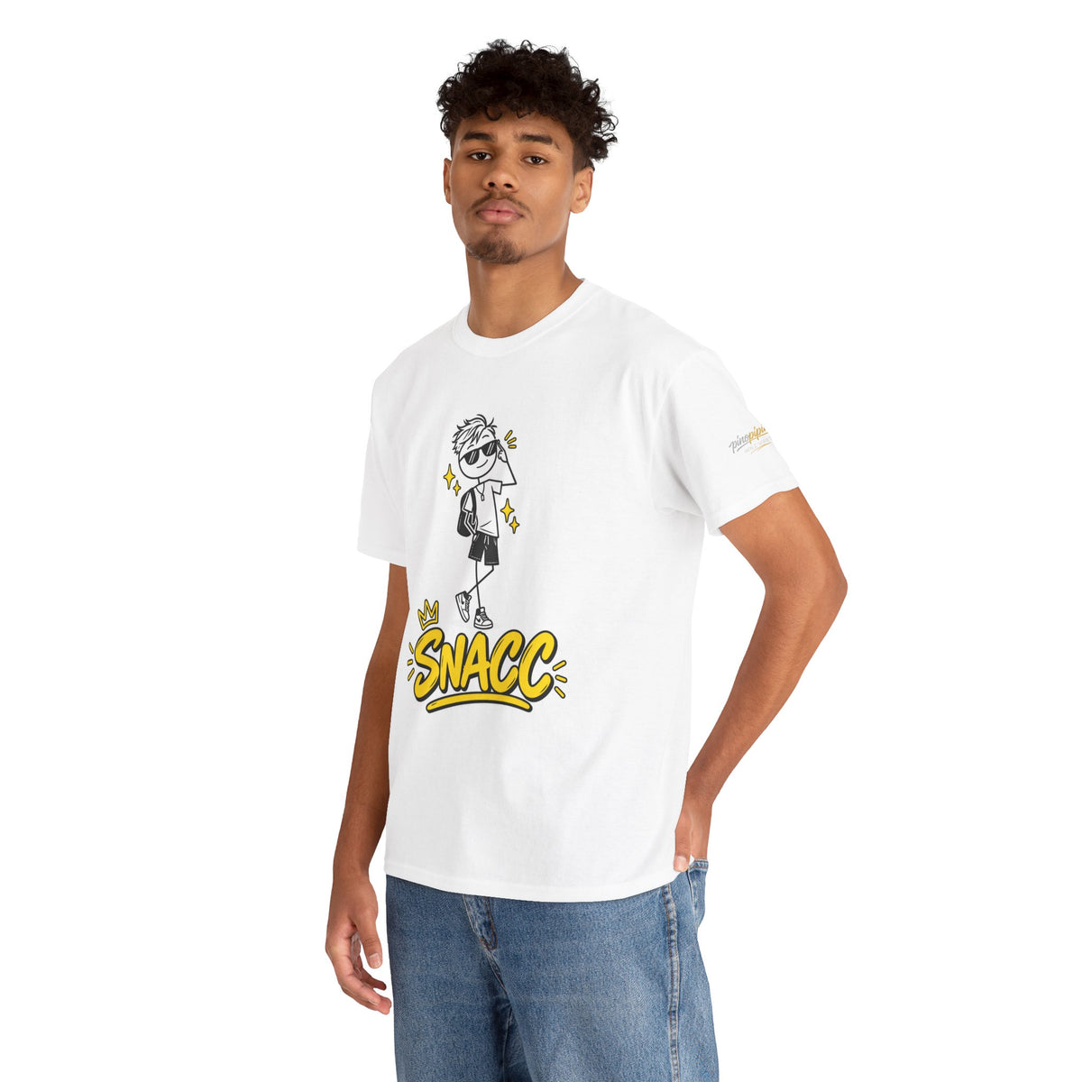 “SNACC” Man Graphic Streetwear Tee