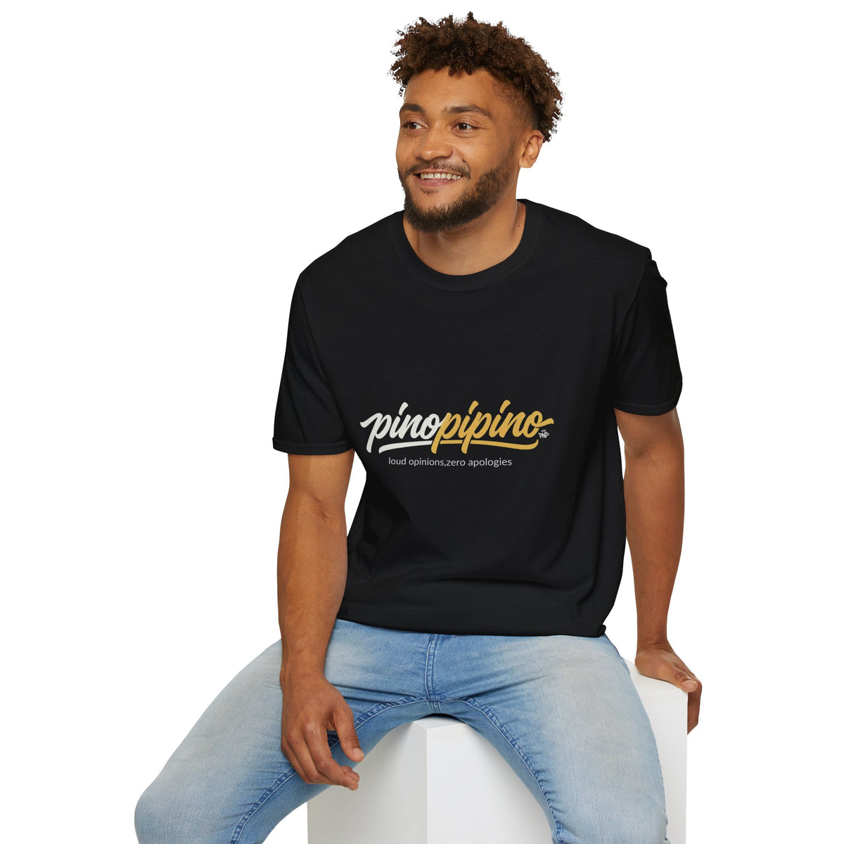 Pinopipino Logo T-Shirt — Retro Script