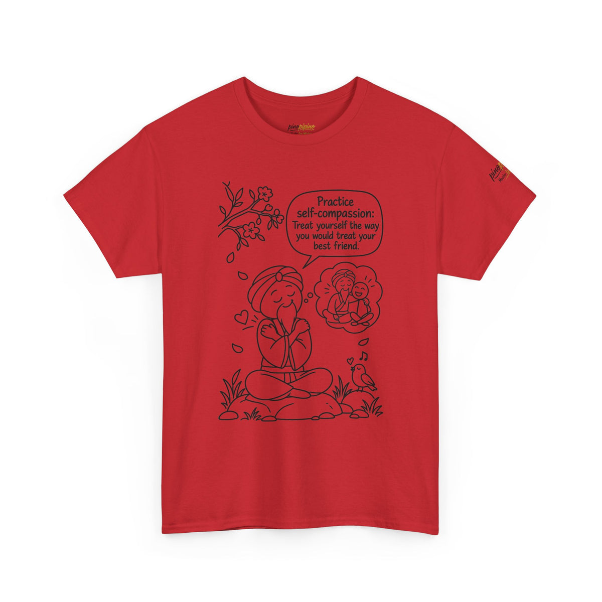 "Practice Self-Compassion" Master Lee's Wisdom Meditation T-Shirt