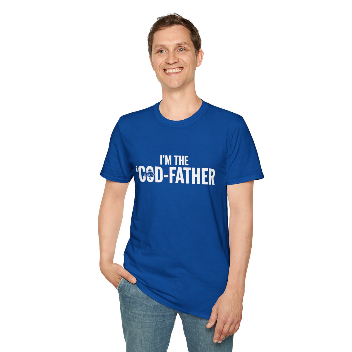 "I'm the 'Cod-Father'" - Funny Fisherman T-Shirt