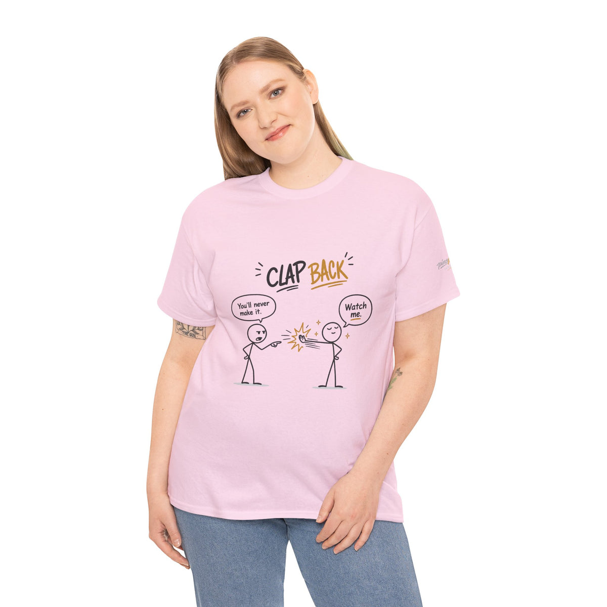 "Clap Back" Tee — Funny Stick Figure 'Clap Back' Graphic T-Shirt