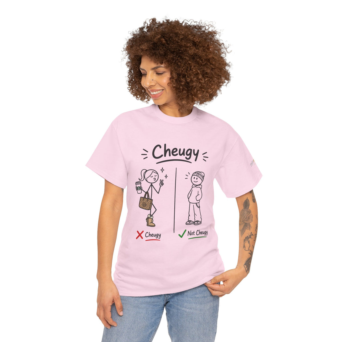 Cheugy vs Not Cheugy Graphic Tee