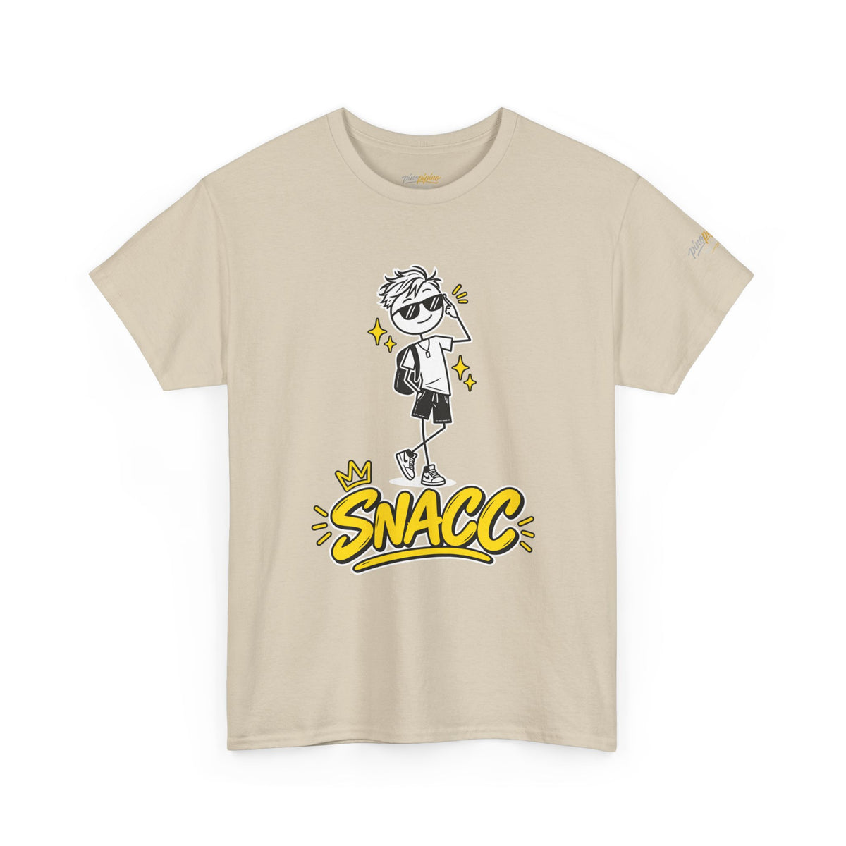 “SNACC” Man Graphic Streetwear Tee