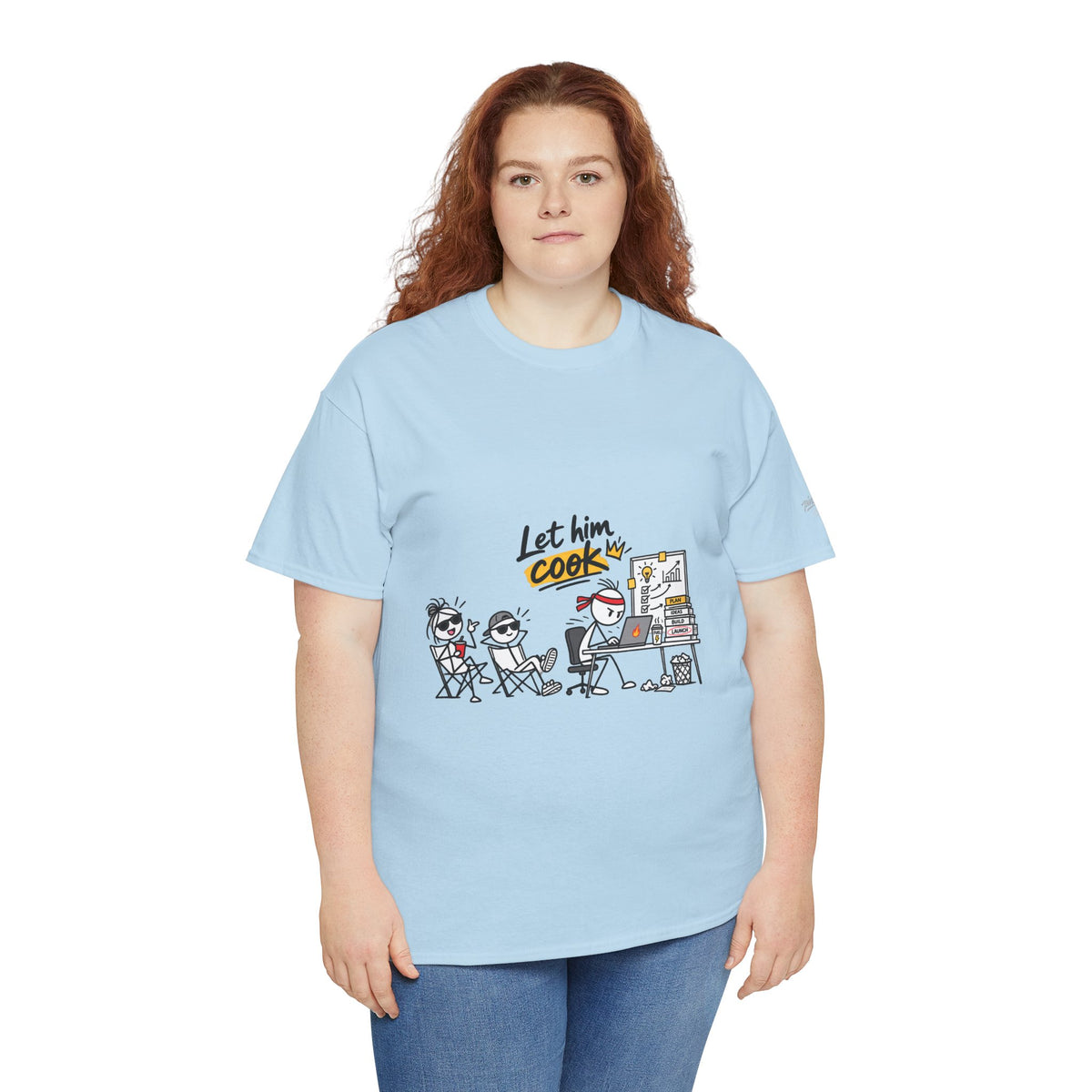 "Let Him Cook" Cartoon Graphic Tee
