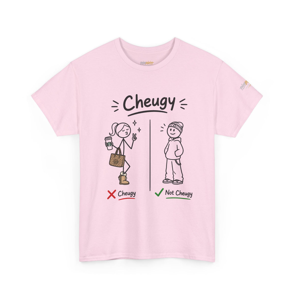 Cheugy vs Not Cheugy Graphic Tee